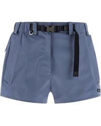 Prada - Technical Canvas Shorts - Lyst