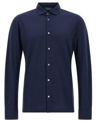 Zanone - Camicia ice cotton - Lyst