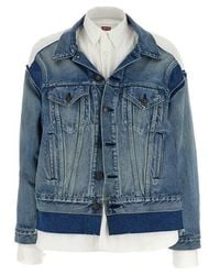 Junya Watanabe - X Levi's® Shirt Denim Jacket - Lyst
