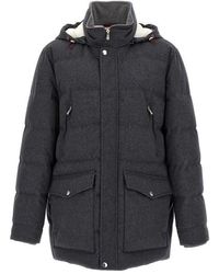 Brunello Cucinelli - Piumino Flanella - Lyst