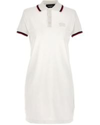 DSquared² - Maxi Cut Out Polo Dress - Lyst