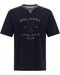 Brunello Cucinelli - 'solomei Athletic Club' T-shirt - Lyst