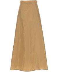 Jil Sander - 'Long Flared' Skirt - Lyst
