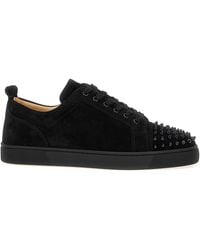Christian Louboutin - Luxury Sneaker With Suede Panels - Lyst