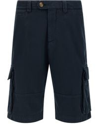 Brunello Cucinelli - Cargo Bermuda Shorts - Lyst