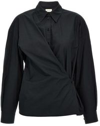 Lemaire - Camicia 'Straight Collar Twisted' - Lyst