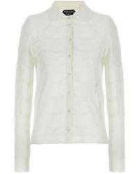 Tom Ford - Openwork Silk-Cotton Cardigan With Button Closure - Lyst