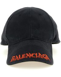 Balenciaga - Kappe Mit Logo-Stickerei - Lyst