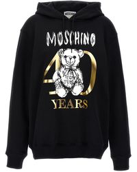 Moschino - 'teddy 40 Years Of Love' Hoodie - Lyst