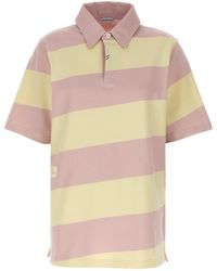 Burberry - Logo Striped Polo Shirt - Lyst