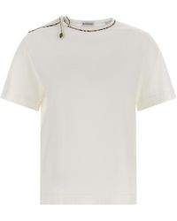Burberry - 'Frankie Bow' T-Shirt - Lyst
