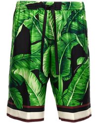 Dolce & Gabbana - Bermuda-Shorts Mit All-Over-Druck - Lyst