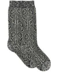 Dries Van Noten - Paisley Jacquard Socken - Lyst