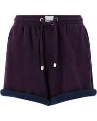 The Attico - American Fleece Shorts - Lyst