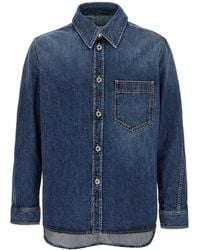 Givenchy - Denim Overshirt - Lyst