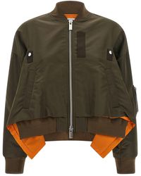 Sacai - Asymmetrical Blouson Bottom - Lyst