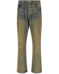 Purple - 'p011 Dirty Oil Repair' Jeans - Lyst