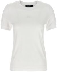 Dolce & Gabbana - Logo Embroidery T-Shirt - Lyst