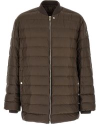Rick Owens - Moncler + 'flight Parka' Down Jacket - Lyst