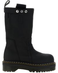 Rick Owens - 'quad Sole Pull On' Dr.martens X Rickowens Boots - Lyst