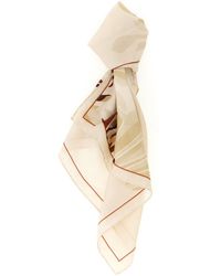 Brunello Cucinelli - 'Bloom Print' Scarf - Lyst