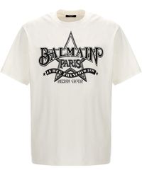 Balmain - ' Star' T-shirt - Lyst