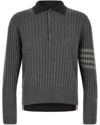 Thom Browne - 2-in-1 Trompe L'oeil Polo Shirt - Lyst