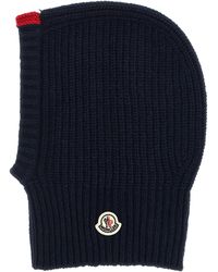 Moncler - Wool Balaclava With Logo - Lyst