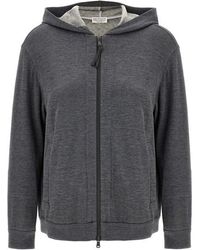 Brunello Cucinelli - Felpa con cappuccio 'Monile' - Lyst