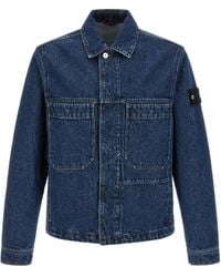 Stone Island - Jacket '4100006' Denim Research Capsule - Lyst