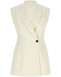 Brunello Cucinelli - Double-breasted Vest - Lyst