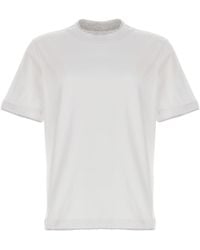 Brunello Cucinelli - Doppellagiges T-Shirt - Lyst