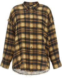 R13 - Raw Cut Hem Shirt - Lyst