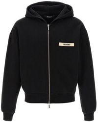 Jacquemus - Schwarzer Sweatshirt Für Männer Aw25 - Lyst