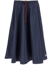 Miu Miu - Tela Canvas Skirt - Lyst