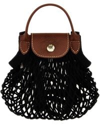 Longchamp - 'xs Le Pliage Filet' Crossbody Bag - Lyst