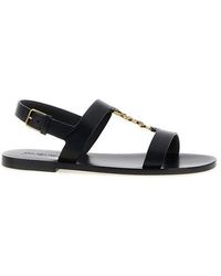 Saint Laurent - Sandalo 'Cassandre' - Lyst