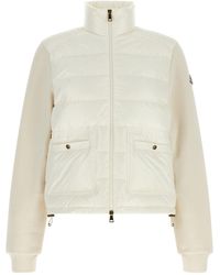 Moncler - Two-material Cardigan - Lyst