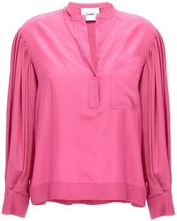 Nude - Silk Bloshirt - Lyst