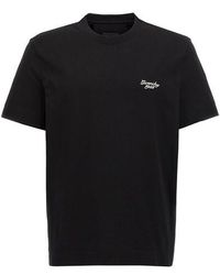 Givenchy - Logo Embroidery T-shirt - Lyst