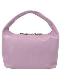 Furla Leather 'ginger S' Hobo Bag in Grey (Gray) | Lyst