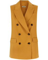 Herno - Linen Vest - Lyst