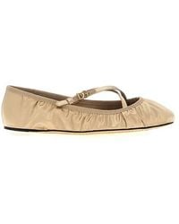 Dolce & Gabbana - Logo Satin Flat - Lyst
