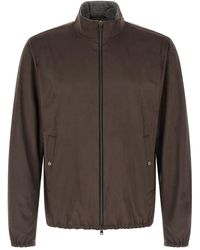 Herno - Suede Effect Jacket - Lyst