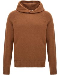 Ma'ry'ya - Wool Hooded Sweater - Lyst