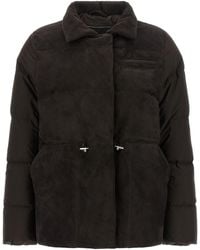 Kiton - Drawstring Down Jacket - Lyst