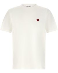 Carhartt - T-Shirt With Heart Patch - Lyst