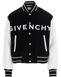 Givenchy - Wool & Leather Big Varsity Jacket - Lyst