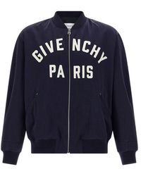 Givenchy - Cotton Bomber Jacket-Uomo - Lyst
