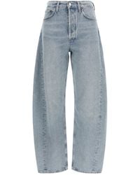 Agolde - Luna Pieced Jeans With Curved Silhouette - Lyst